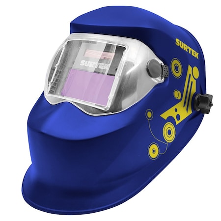 Surtek Solar Powered Welding Helmet With 98X43 Mm View Area CSS01